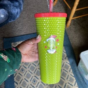 Grinch venti size tumbler